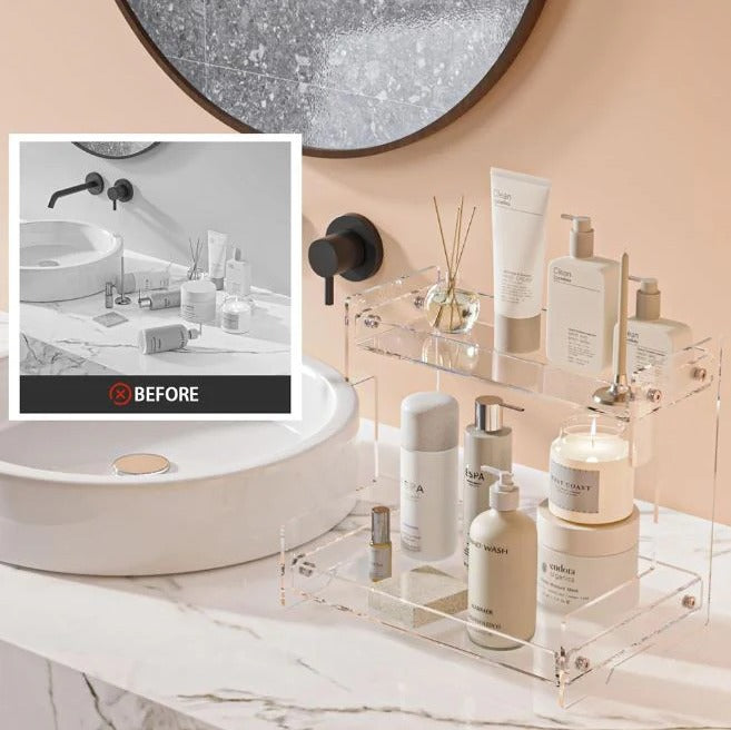 The Stylish Queen Acrylic Unbreakable Cosmetic Organizer 👑