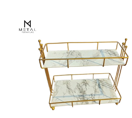 New Modern Stylish 2 Layer Makeup Organizer Cosmatic Rack