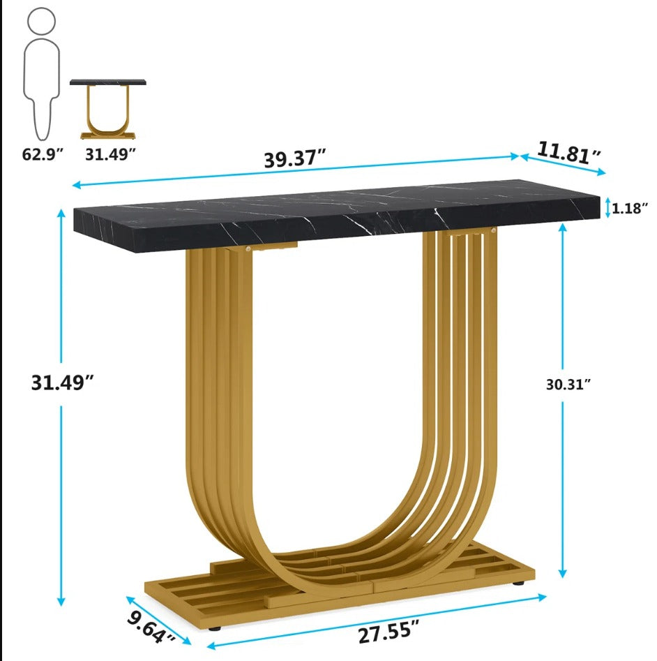 U shape Console Table Attractive & Decent Look For Hall Way & Living Room