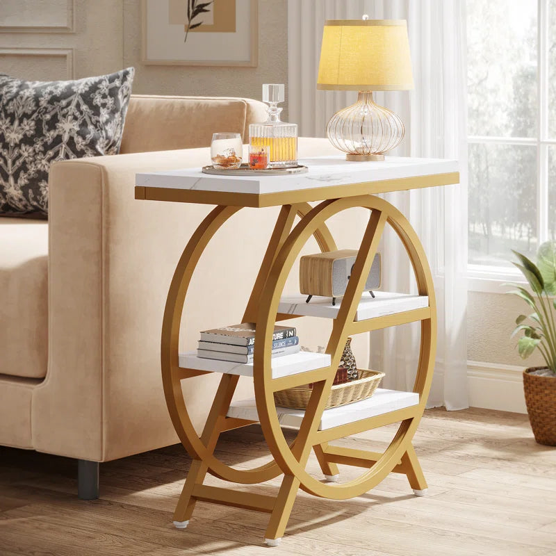 Narrow Side Table With Drawers