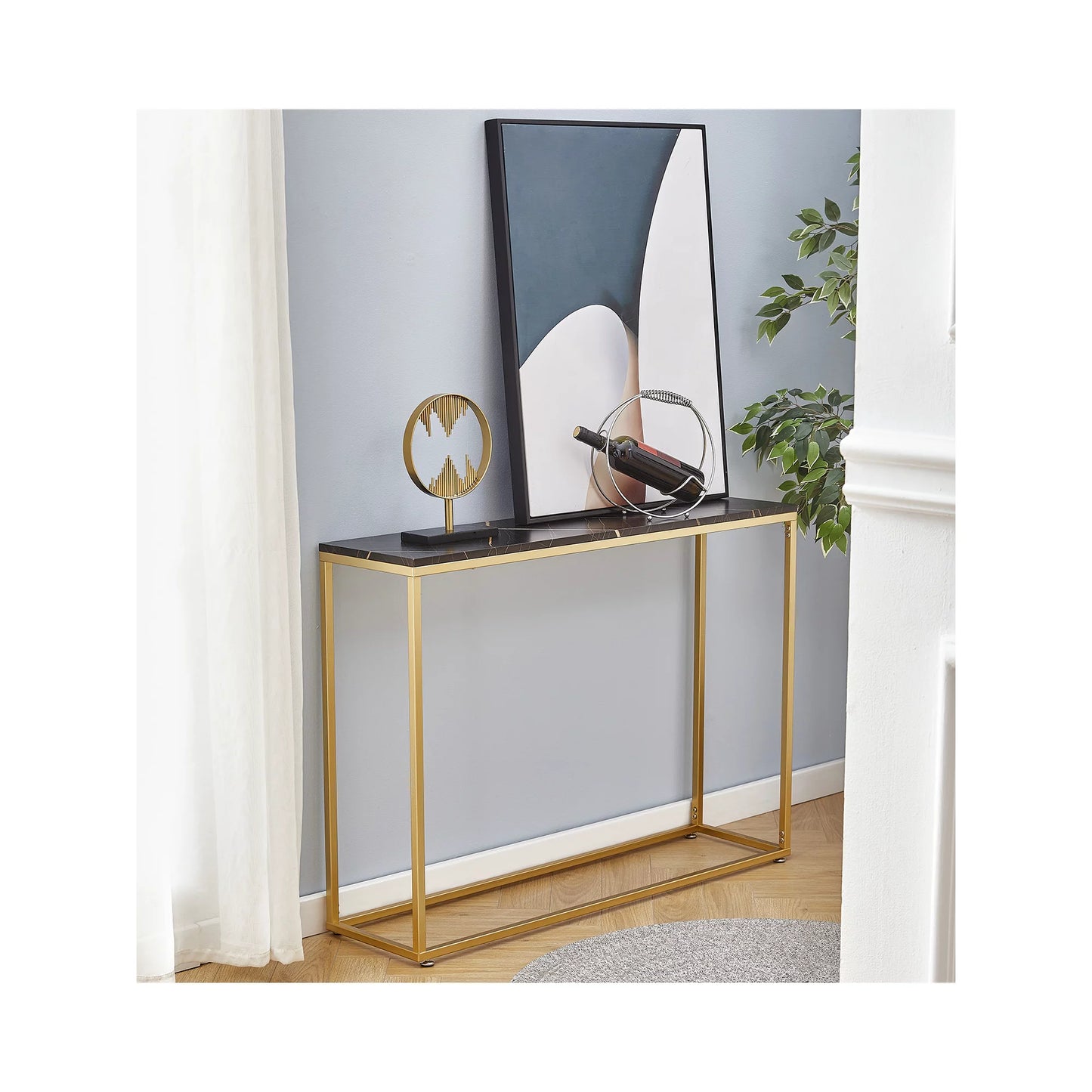 Simple Narrow Rode Console Table Living Room Table