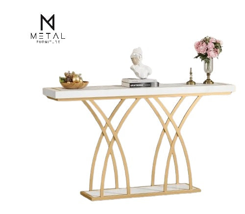 Double Side X Console Table – Metal Furniture