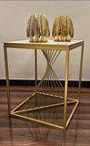 Center Curve Rode Based Coffee Table Sofa Side Table