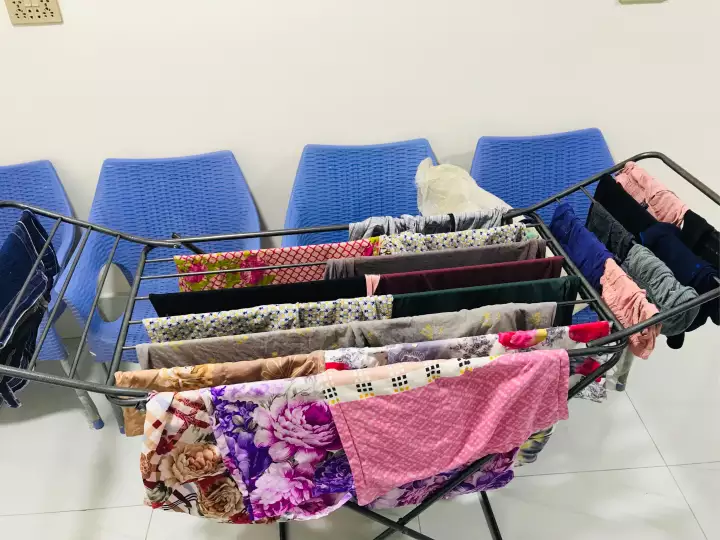 Folding Cloth Drying Stand Laundry Organization