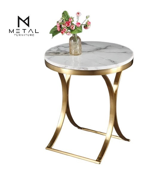 Round Luxury Coffee Table Living Room Side Table