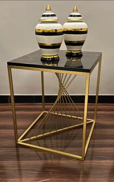 Center Curve Rode Based Coffee Table Sofa Side Table