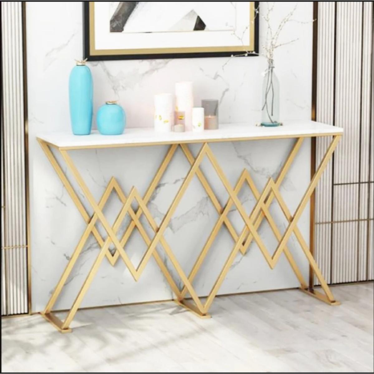 W Model Console Table | Metal Furniture
