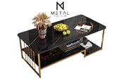 3 Shelf Center Table Elegant Luxury Look Modern Style