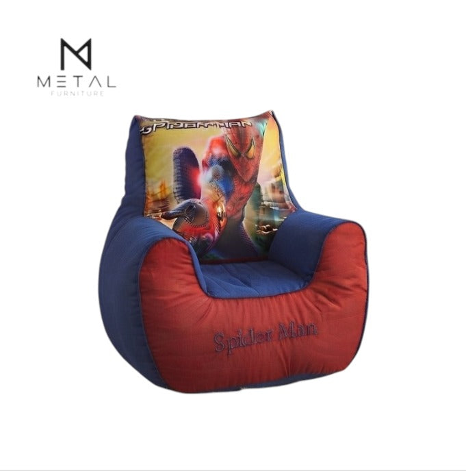 Spider-Man Bean Bag Chair for Boys | Kids Superhero Seating for Bedroom, Playroom & Gaming