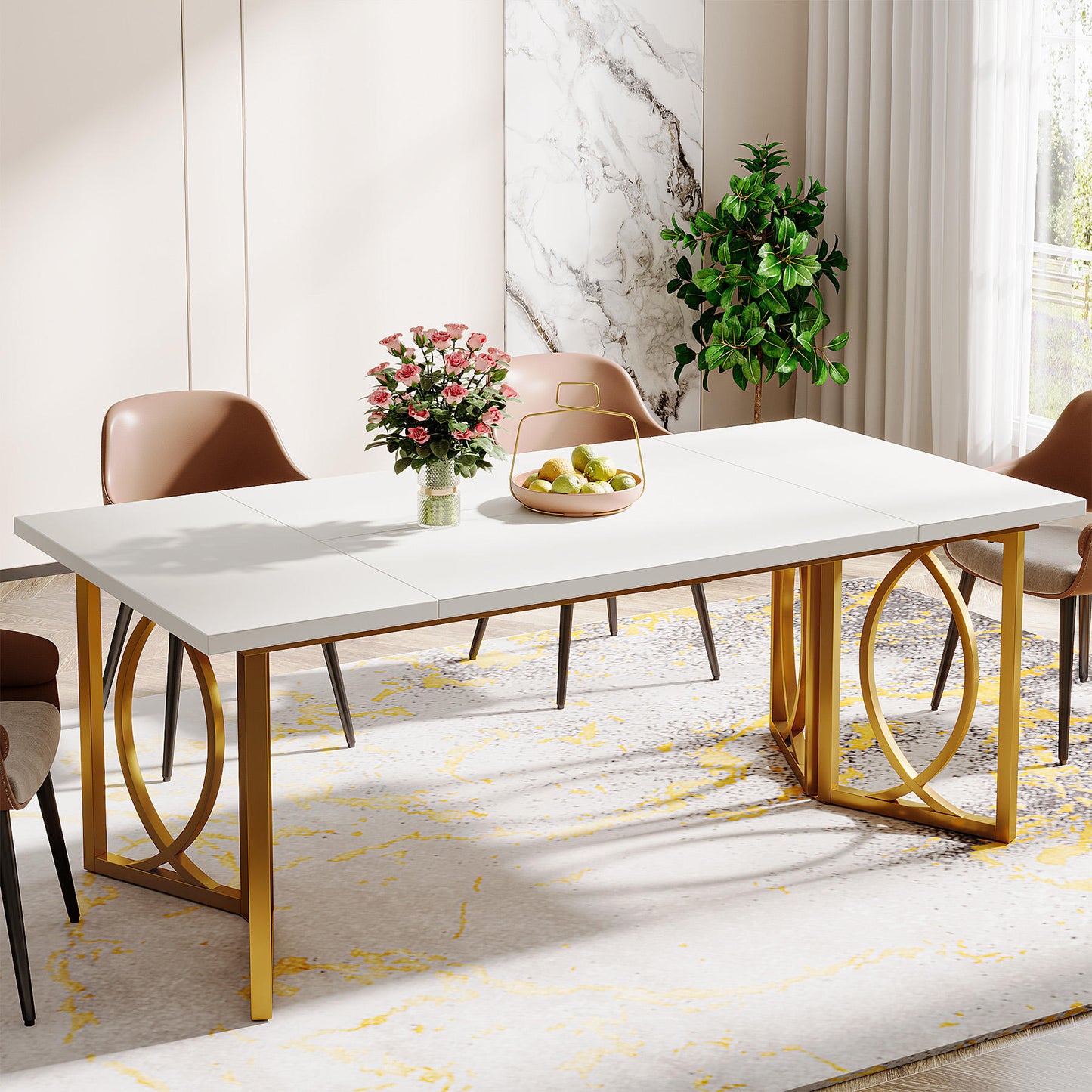 Luxury Multi-Function Wooden Dining Table 