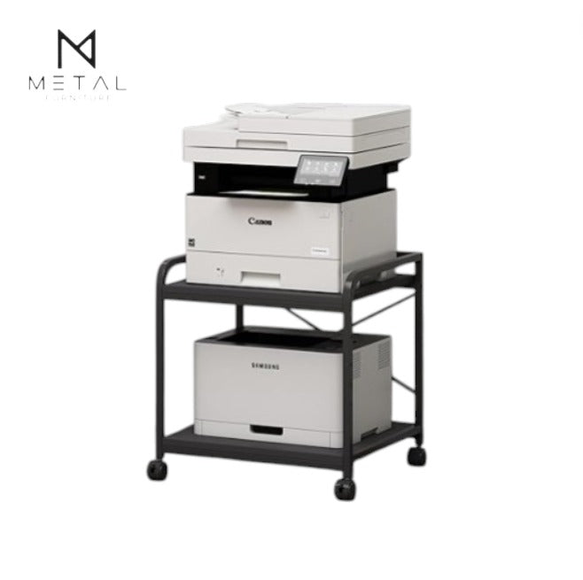 Strong wooden office desk with durable metal frame by Metal Furniture, suitable for professional and personal workspace use.