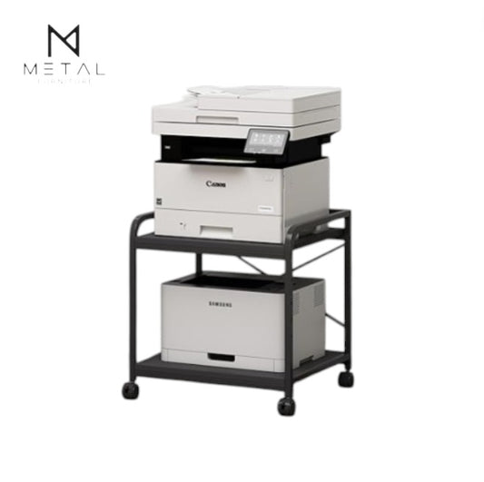 Strong wooden office desk with durable metal frame by Metal Furniture, suitable for professional and personal workspace use.