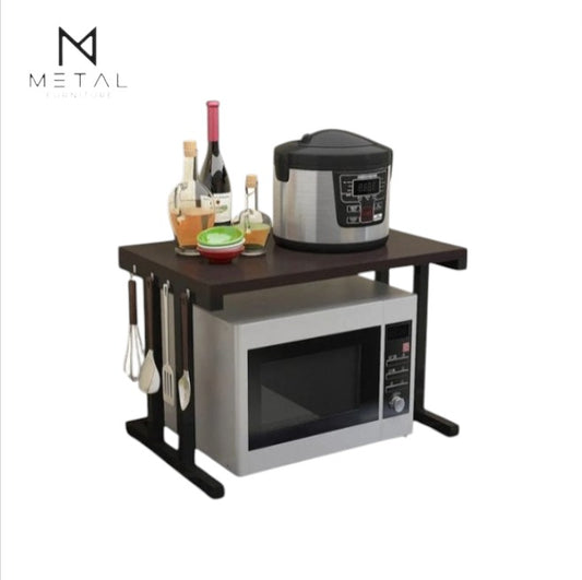 Modern design Metal Furniture single oven rack with an elegant look, showcasing a sleek, sturdy metal construction for kitchen storage.