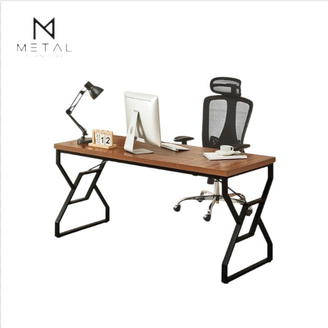 Metal Furniture office desk with sleek minimalist design, durable surface, ideal for home or professional workspace setups.