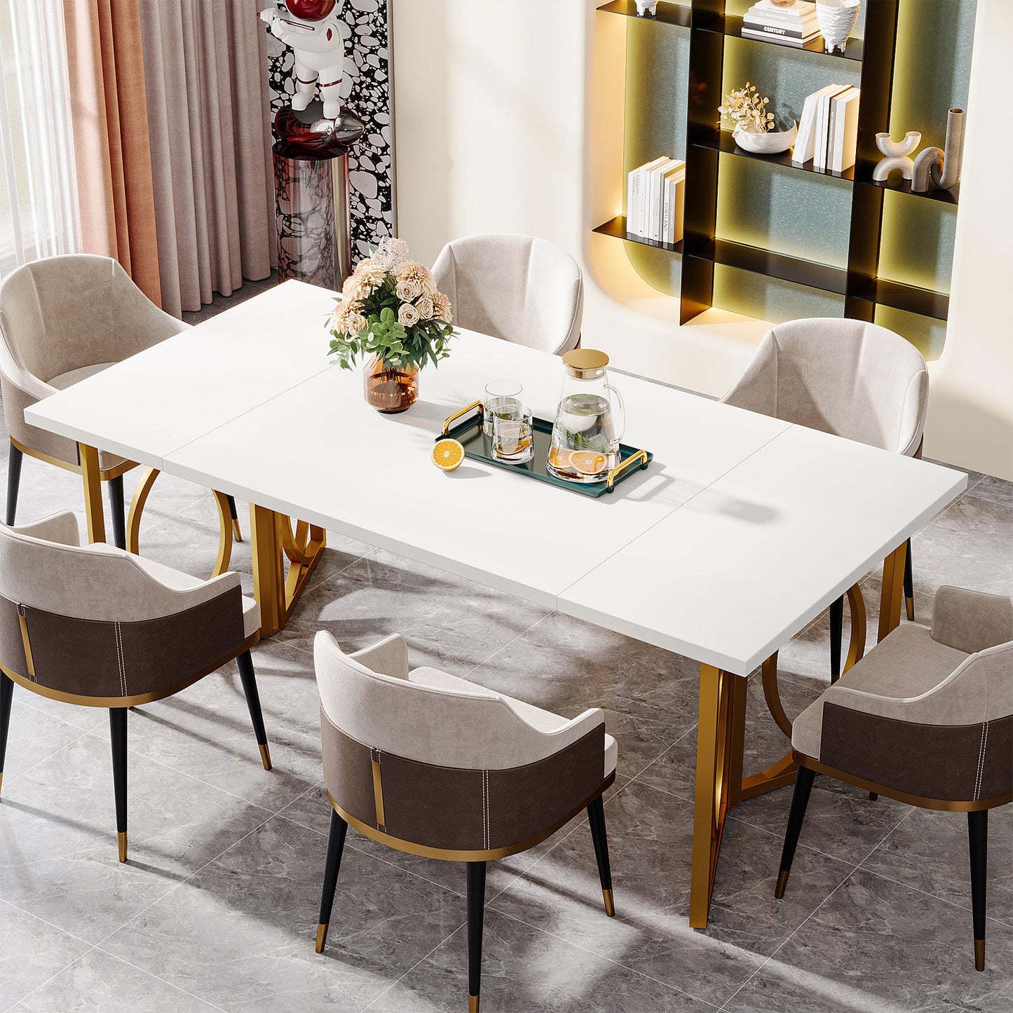Luxury Multi-Function Wooden Dining Table 