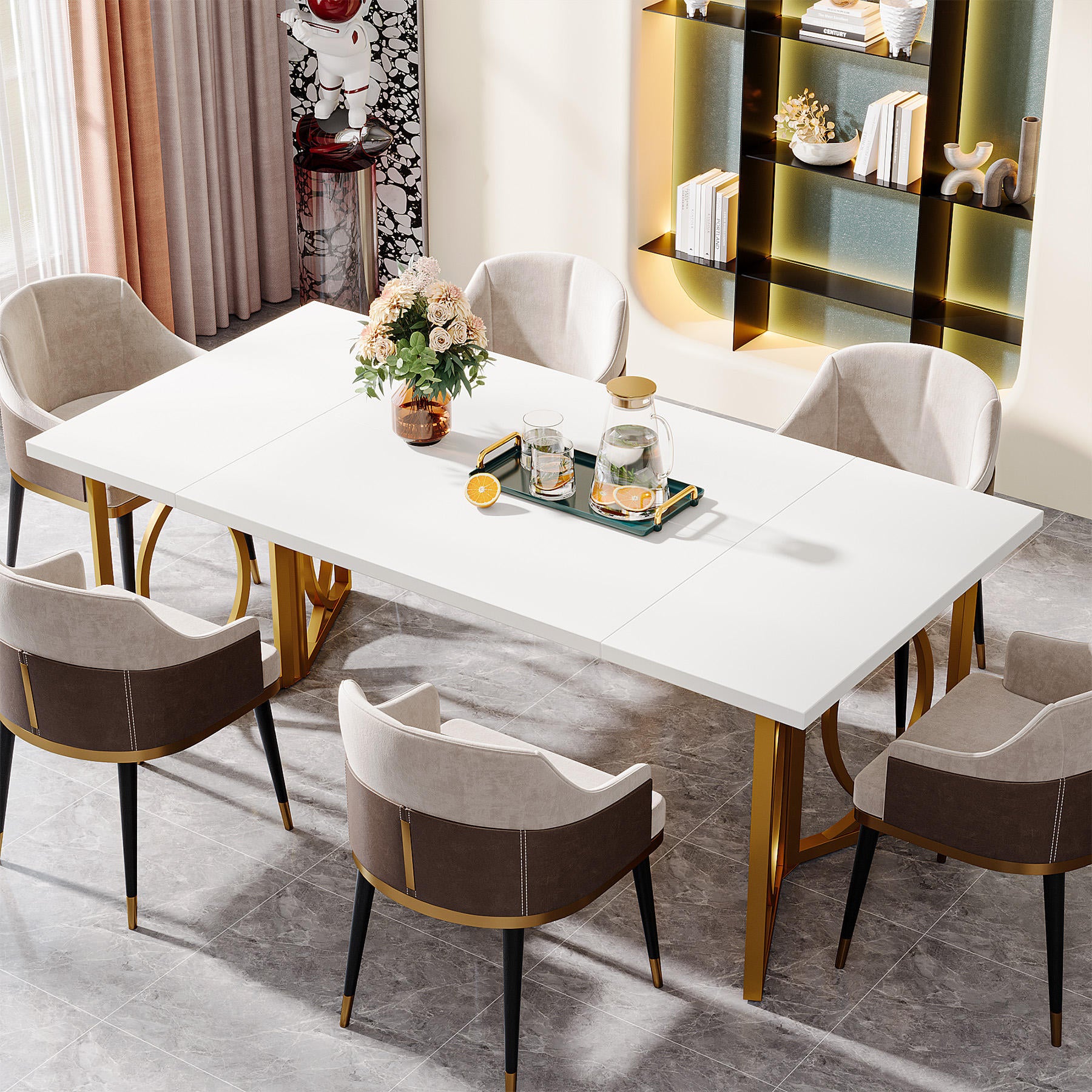 Luxury Multi-Function Wooden Dining Table 