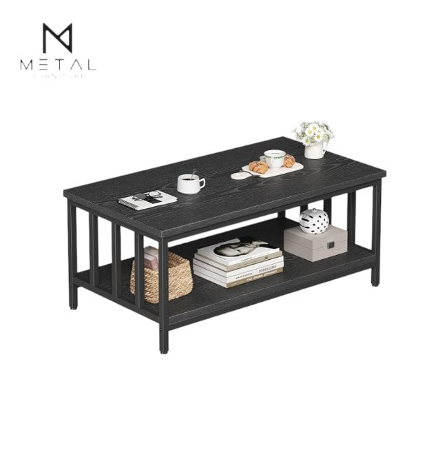 Wooden center table by Metal Furniture featuring a compact, elegant design suitable for home, office, or guest space use.