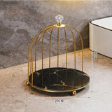 Iron bird cage rack lipstick perfume cosmetics skin care products storage rack finishing table rack bathroom cosmetics storage