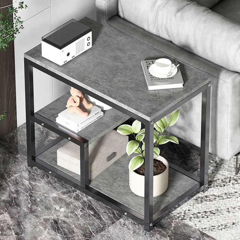 Rectangular Shelf Coffee Table 
