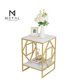 Square Shape Based Coffee Table Luxury Style Side Table