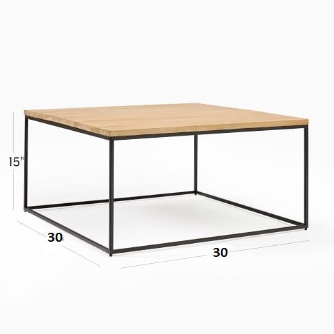 Simple Square Shape Center Table Living Room Table